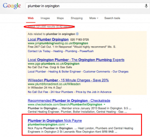 Plumber Website Result