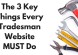 3 key things